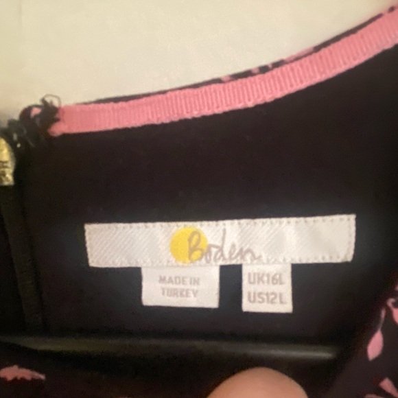 Boden Lyla Tiered Floral midi dress long sleeve pockets 12 - Picture 4 of 5